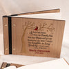 Custom Wooden Scrapbook - Personalized Memorial Sympathy Gifts For Loss Of Mom, Dad - Miss You Every Day