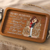 Custom Wooden Valet Tray - Personalized Anniversary Wedding Gifts For Husband And Wife, Him And Her - Love You More Everyday, Couple Birthday Gifts For Him And Her