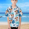 Custom Photo Unisex Tropical Hawaiian Aloha Shirt - Personalized Summer Vacation And Travel Gifts For Women And Men, Dog Cat Lovers - Furry Family Vibes