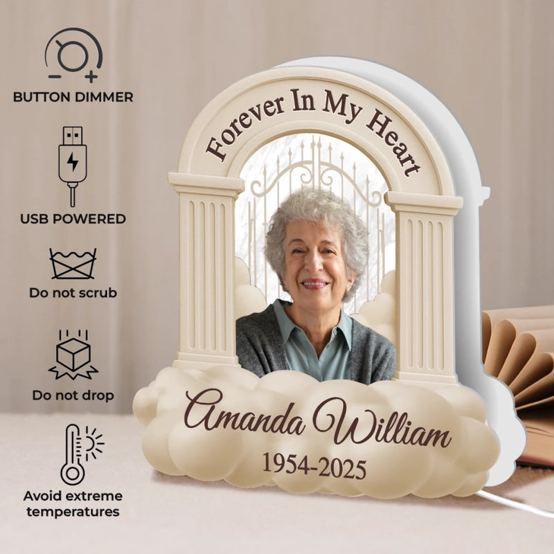 Custom Photo Memorial Gifts - Personalized Custom Shaped Light Box