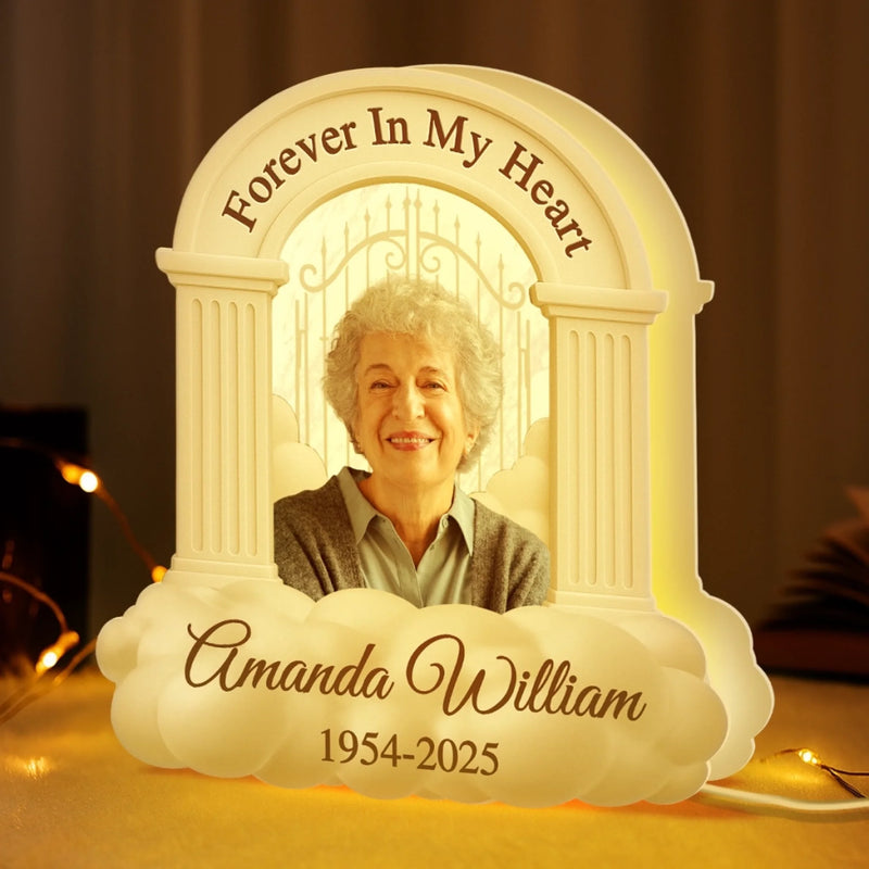 Custom Photo Memorial Gifts - Personalized Custom Shaped Light Box