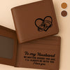 Custom Engraved Bifold Leather Wallet Two Sides - Personalized Anniversary Wedding Gifts For Husband And Wife, Him And Her - I Love You Then, I Love You Still