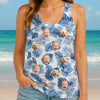 Custom Photo Tanktop - Personalized Summer Vacation And Travel Gifts For Family, Dog Cat Lovers - Vacation Mode