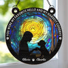 Custom Window Hanging Suncatcher Ornament - Personalized Pet Memorial Gifts For Dogs - Paws Forever Imprinted On My Soul