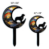 Custom Stain Glass Style Acrylic Garden Stake - Personalized Pet Memorial Gifts For Dogs - I Carry Your Love Wherever I Go