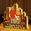 Custom Shaped Light Box - Personalized Anniversary Wedding Gifts For Husband And Wife, Him And Her - Love Grows In Every Place