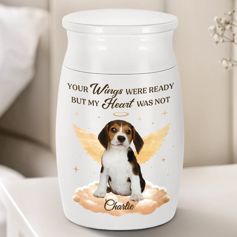 Custom Photo Decorative Urn - Personalized Pet Memorial Gifts For Dogs, Cats - Still With Me, Always