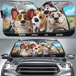 Custom Name Dog Lover Gifts - Personalized Auto Sunshade