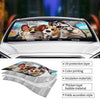 Custom Auto Windshield Sunshade, Car Window Protector - Personalized Birthday Gifts For Dog Lovers, Dog Dad And Mom - Too Cool to Brake