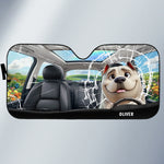 Custom Name Dog Lover Gifts - Personalized Auto Sunshade