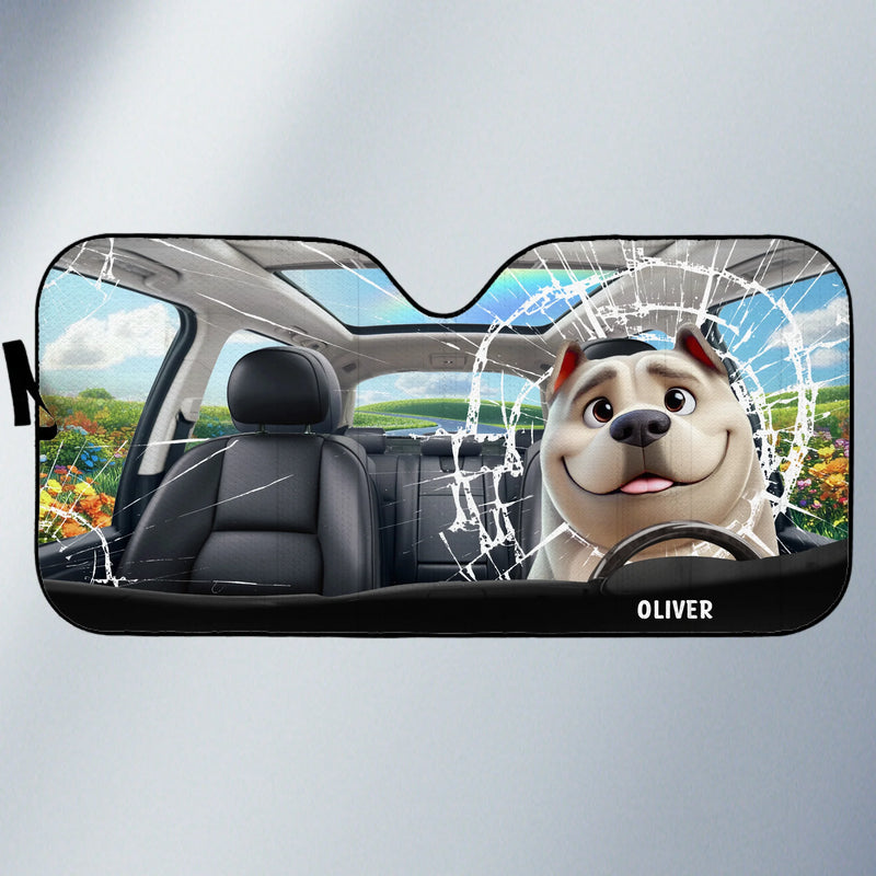 Custom Name Dog Lover Gifts - Personalized Auto Sunshade