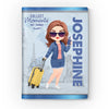 Custom Passport Cover, Passport Holder - Personalized Summer Vacation And Travel Gifts For Women, Men - Me Time, World Wide