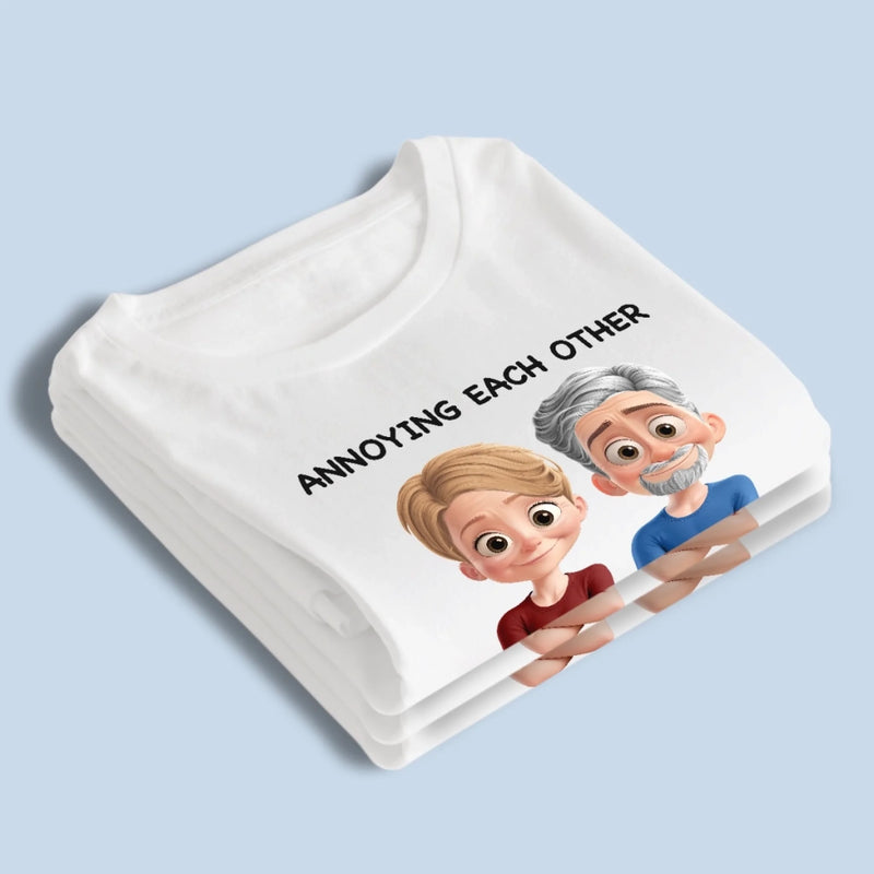 Custom Unisex T-shirt, Premium T-shirt, Hoodie - Personalized Anniversary Wedding Gifts For Husband And Wife, Him And Her - We Go Together Like Us