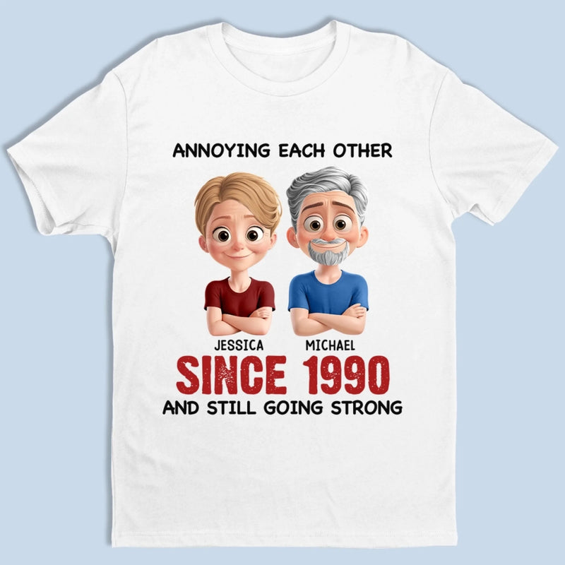 Custom Unisex T-shirt, Premium T-shirt, Hoodie - Personalized Anniversary Wedding Gifts For Husband And Wife, Him And Her - We Go Together Like Us