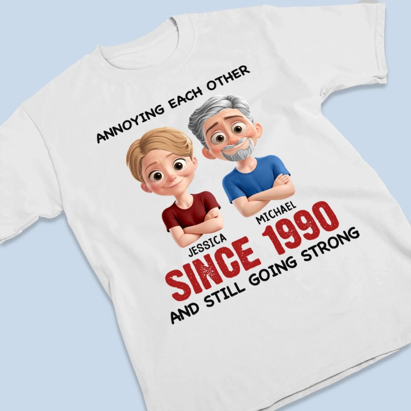 Custom Unisex T-shirt, Premium T-shirt, Hoodie - Personalized Anniversary Wedding Gifts For Husband And Wife, Him And Her - We Go Together Like Us