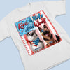 Custom Unisex T-shirt, Premium T-shirt, Hoodie - Personalized 4th Of July Gifts For Dog Lovers, Dog Dad And Mom - Pawtriotic Vibes