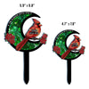 Custom Stain Glass Style Acrylic Garden Stake - Personalized Memorial Sympathy Gifts For Loss Of Mom, Dad - Loved Beyond Words