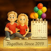 Custom Shaped Light Box - Personalized Anniversary Wedding Gifts For Husband And Wife, Him And Her - Still Laughing, Still Loving