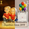 Custom Shaped Light Box - Personalized Anniversary Wedding Gifts For Husband And Wife, Him And Her - Still Laughing, Still Loving