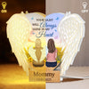 Custom Shaped Light Box - Personalized Memorial Sympathy Gifts For Loss Of Mom, Dad - A Light That Never Fades