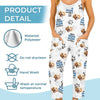 Custom Photo Casual Loose Overalls Jumpsuit - Personalized Summer Vacation And Travel Gifts For Dog Cat Lovers, Dog Dad And Mom, Cat Owners - Island Vibes, Puppy Tides