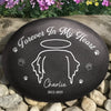 Custom Printed Rock - Personalized Pet Memorial Gifts For Dogs, Cats - Always Remembered, Forever Loved