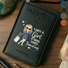 Custom Passport Wallet, Passport Holder - Personalized Summer Vacation And Travel Gifts For Women, Men - Passport Ready, World Waiting
