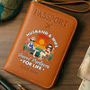 Custom Passport Wallet, Passport Holder - Personalized Summer Vacation And Travel Gifts For Husband And Wife, Him And Her - Adventure Awaits Us Together