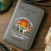 Custom Passport Wallet, Passport Holder - Personalized Summer Vacation And Travel Gifts For Husband And Wife, Him And Her - Adventure Awaits Us Together