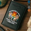 Custom Passport Wallet, Passport Holder - Personalized Summer Vacation And Travel Gifts For Husband And Wife, Him And Her - Adventure Awaits Us Together
