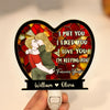 Custom Wood And Acrylic Night Light - Personalized Anniversary Wedding Gifts For Husband And Wife, Him And Her - Forever Yours