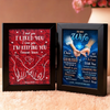 Custom Double Frame Flower Shadow Box - Personalized Anniversary Wedding Gifts For Husband And Wife, Him And Her - Till Our Final Breath