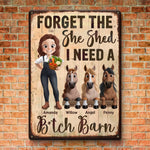 Custom Name Horse Lover Gifts for Women - Personalized Metal Sign