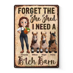 Custom Name Horse Lover Gifts for Women - Personalized Metal Sign