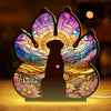 Custom Shaped Light Box - Personalized Pet Memorial Gifts For Dogs - My Sunshine On Rainy Days