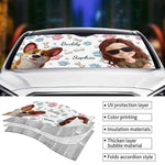 Custom Name Dog Lover Gifts - Personalized Auto Sunshade