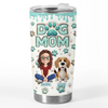 Custom 3D Inflated Effect Printed Tumbler - Personalized Birthday Gifts For Dog Lovers, Dog Dad And Mom - Dog Kisses Fix Everything