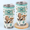 Custom 3D Inflated Effect Printed Tumbler - Personalized Birthday Gifts For Dog Lovers, Dog Dad And Mom - Dog Kisses Fix Everything