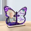 Custom Photo Wood & Acrylic Plaque - Personalized Memorial Sympathy Gifts For Loss Of Mom, Dad - I Am Always With You