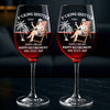 Custom Stemmed Wine Glass - Personalized Retirement Gifts For Women, Men - Relaxation Expert