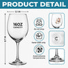 Custom Stemmed Wine Glass - Personalized Retirement Gifts For Women, Men - Relaxation Expert