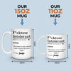Custom Mug - Personalized Funny Gifts For Best Friends, Family, Coworker, Work Bestie - Real Vibes Only