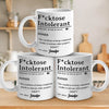 Custom Mug - Personalized Funny Gifts For Best Friends, Family, Coworker, Work Bestie - Real Vibes Only