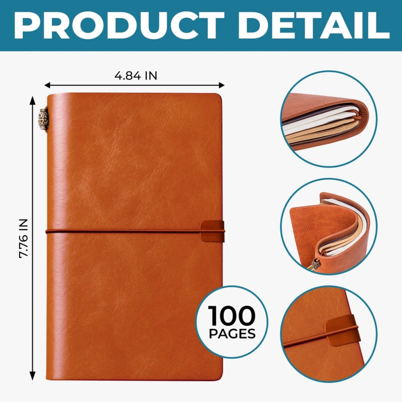 Custom Photo Leather Wrap Journal - Personalized Memorial Sympathy Gifts For Loss Of Mom, Dad - Always Guided By Your Love