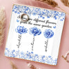Custom Full-Print Jewelry Dish - Personalized Best Friend Birthday Gifts For Women - Forever Blossoming Side By Side