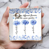 Custom Full-Print Jewelry Dish - Personalized Best Friend Birthday Gifts For Women - Forever Blossoming Side By Side