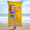 Custom Beach Towel - Personalized Summer Vacation And Travel Gifts For Women, Men - Tan Lines And Good Times