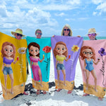 Custom Name Beach Vacation Gifts for Women - Personalized Beach Towel