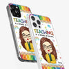 Custom Clear Phone Case - Personalized Birthday Gifts For Teachers - Teachers Grow Dreams