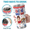 Custom 3D Inflated Effect Printed Tumbler - Personalized Birthday Gifts For Dog Lovers, Dog Dad And Mom - Fur Real Flavor